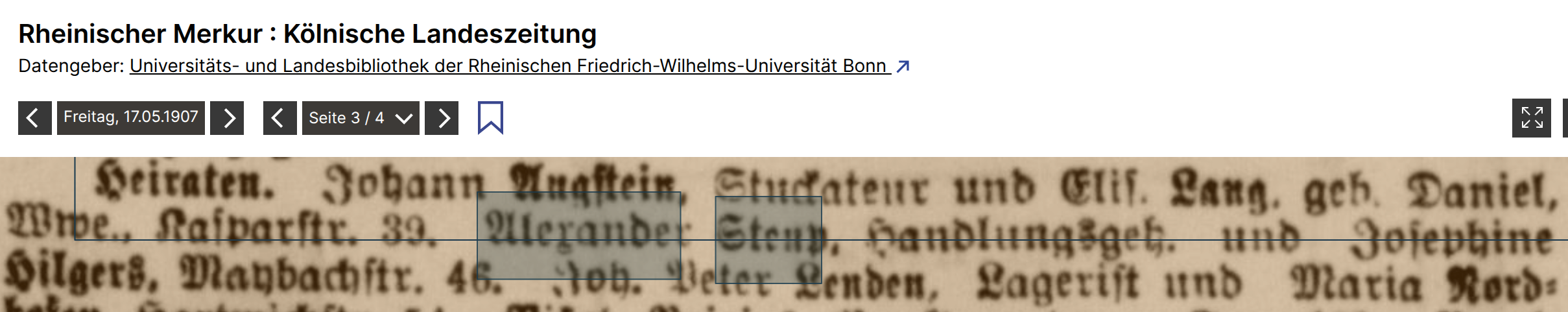 Steup, Alexander - Hochzeit