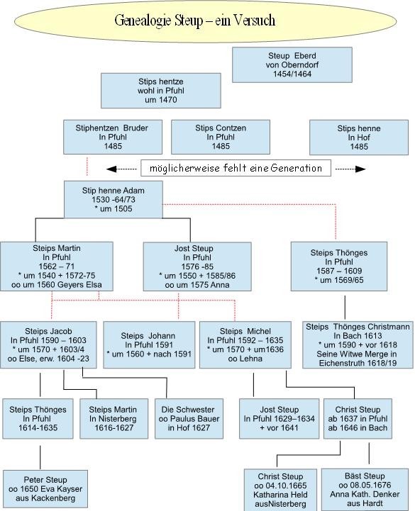 Jung 01 Genealogie ein Versuch